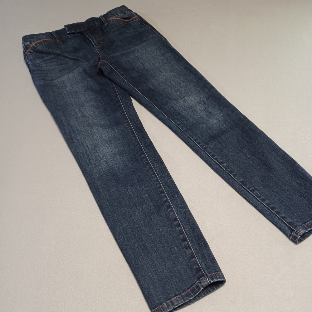 White‎ House Black Market Skinny Crop Jeans Dark Indigo Blue Size 2 570171082